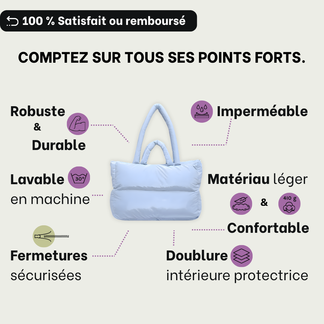 Doudoune Bag, LE sac qui remplace tous vos autres sacs
