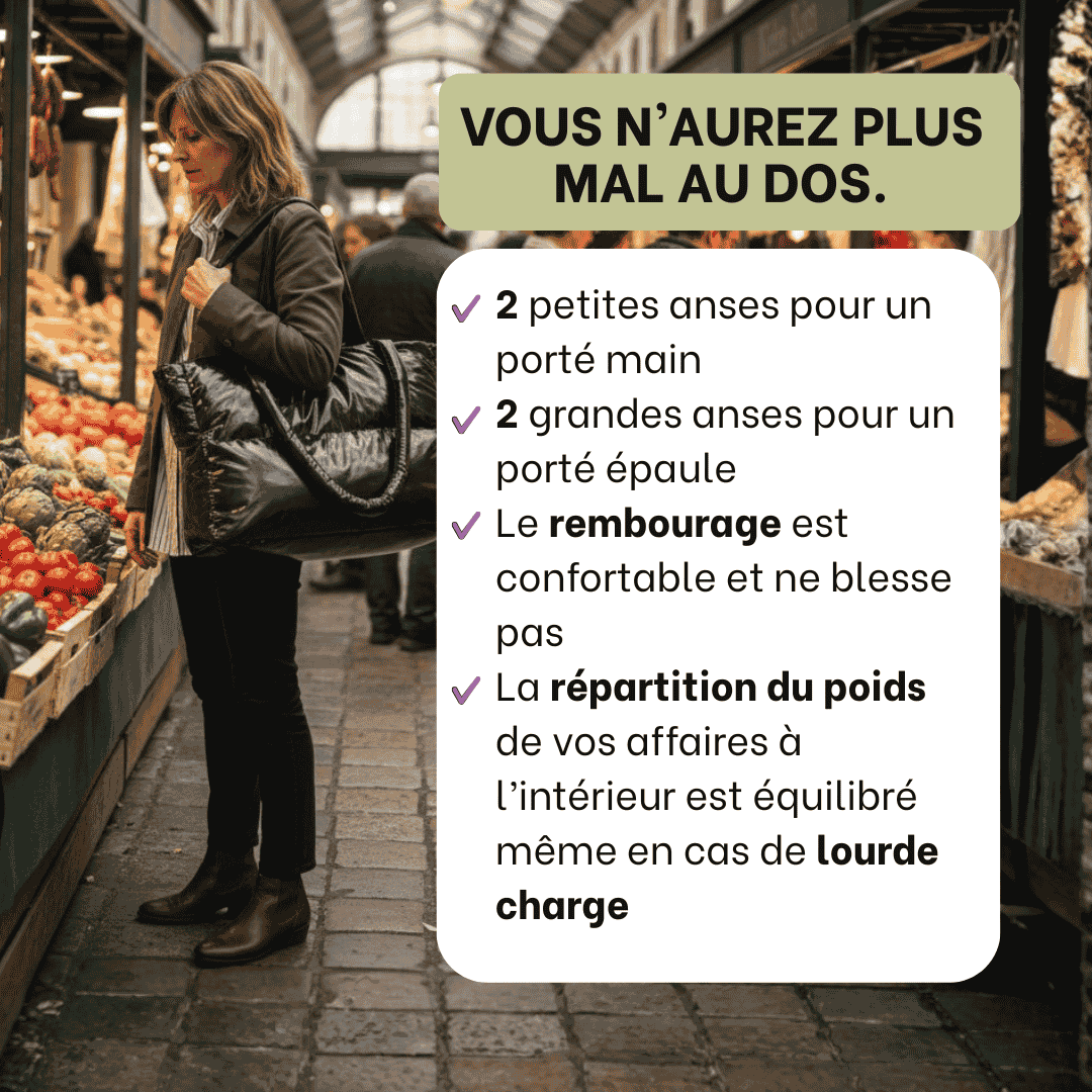 Doudoune Bag, LE sac qui remplace tous vos autres sacs